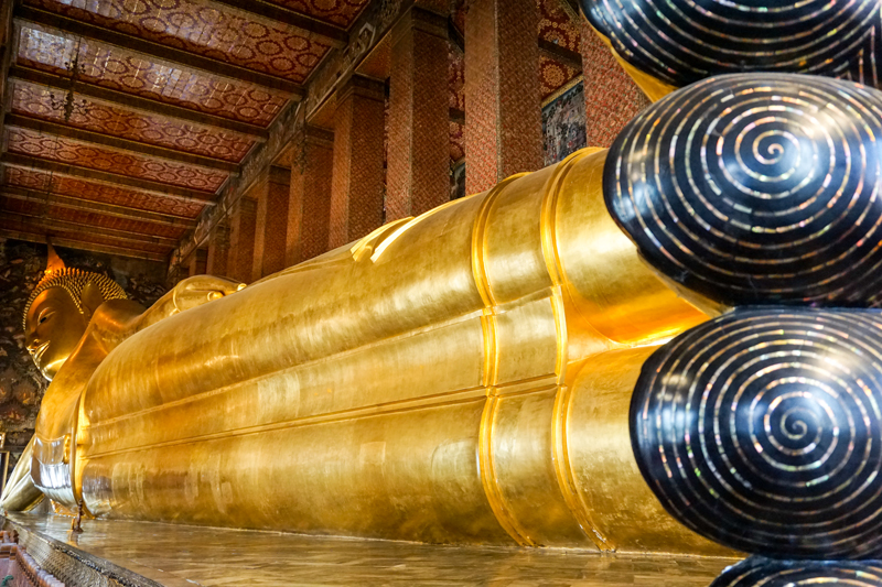 Reclining Buddha Wat Pho | Chao Phraya River Sightseeing | Bangkok Food Tours